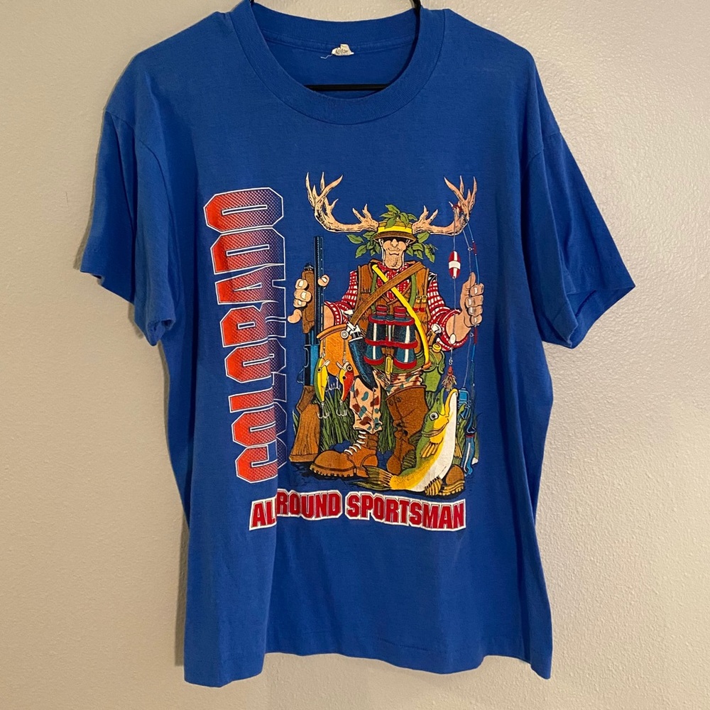 Vintage Colorado Sportsman Hunting Fishing Shirt